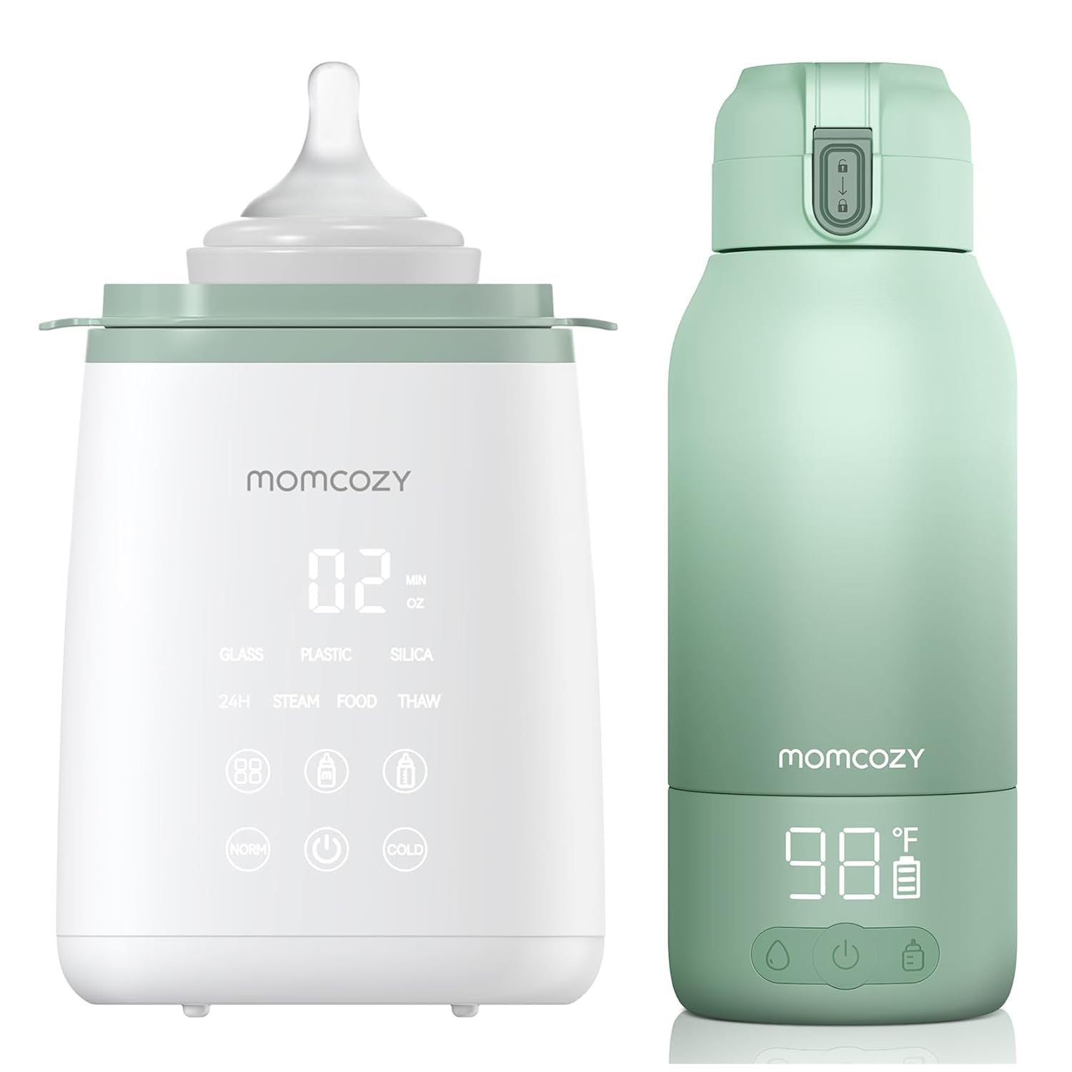Amazon.com : Momcozy Bottle Warmer & Momcozy Portable Milk Warmer